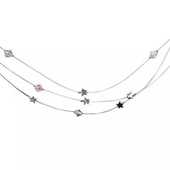 Многослойное ожерелье из лески Star для женщин, простая цепочка на шею, короткий стиль ключицы, студенческий свежий и элегантный