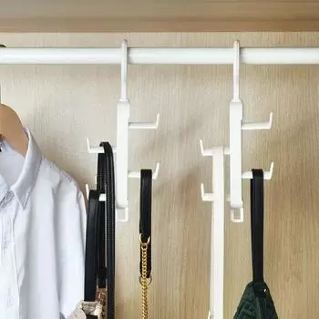 Многослойные крючки для вешалок, гардероб, одежда, шарф, сумка, шляпа, органайзер, подвесная стойка, вешалка для шкафа, домашние крючки для экономии места