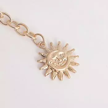 Многослойные металлические ремни на талию в стиле панк, готики, с луной и солнцем, металлические ремни для женщин, ювелирные изделия, поясная цепочка, поясные ремни золотой