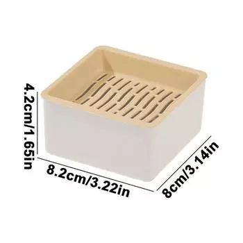 Многослойные миски для посадки кошачьей травы, 4 стиля, поднос для питомника, набор для выращивания кошачьей травы, ветеринария S бежевый