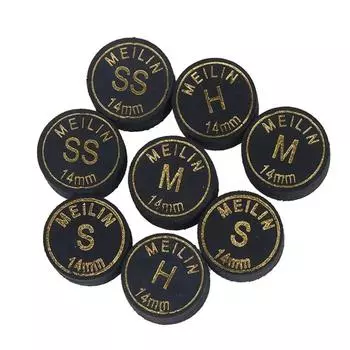 Многослойные наконечники для бильярдных головок Профессиональные наконечники для клюшек из свиной кожи Наконечник для кия для снукера Pool Halls H