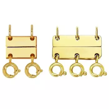 Многослойные застежки для ожерелья, многослойные магнитные ювелирные изделия, многослойные застежки-сепараторы для штабелируемых ожерелий, распутывающий браслет