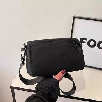 Многослойные женские сумки Высококачественные квадратные сумки большой вместимости Новые универсальные сумки через плечо Сумки через плечо Трендовые сумки для активного отдыха и спорта хаки