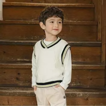 Многослойный жилет Olivean Lucy цвета слоновой кости Ivory/110