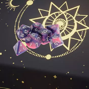 Многосторонний кубик для DND, MTG, RPG, Borad Games, преподавания математики Yellow White