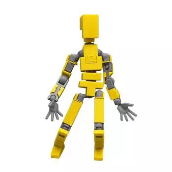 Многосуставная человеческая кукла с 3D-печатью, полностью подвижная декомпрессионная игрушка в механическом стиле One Size