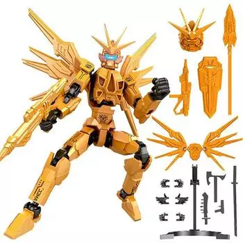 Многосуставной подвижный робот-воин-трансформер, 3D-печатный манекен рыцаря, игрушки-манекены, игры для детей и взрослых, родительско-детские игры, подарки