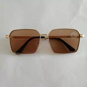 Многоугольные плоские зеркальные солнцезащитные очки Стеклянные хрустальные очки Износостойкие высокой четкости