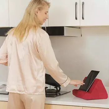 Многоугольный держатель подушечного типа Мягкая подкладка для телефона Планшета Книг Подставка-поддержка Кровать