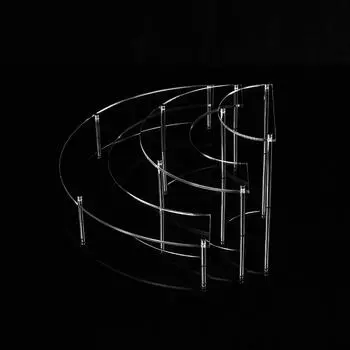 Многоуровневая акриловая стойка для демонстрации товаров — универсальный органайзер для косметики, напитков для вечеринок и витрин с напитками чистый