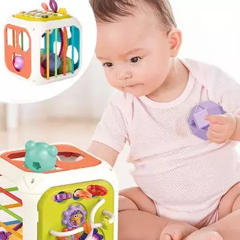 Многоуровневые игрушки для раннего образования высокой формы для детей, головоломки со шнуровкой, обучение рисунку, радужное кружево One Size