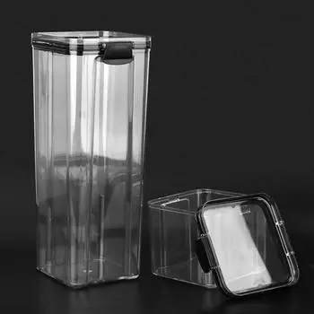 Многозерновой резервуар для лапши, 700/1800 мл, пластиковый контейнер для хранения свежих герметичных банок, прозрачный контейнер для хранения продуктов питания 700ML