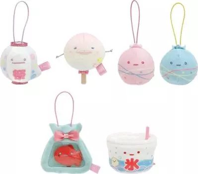 MO11701 Коллекция Sumikko Gurashi Плюшевые игрушки Sumikko Mononori Ассорти, коробка из 18 штук ~Sumikko Fair~