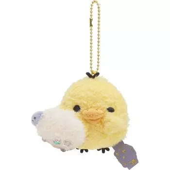 MO14401 Rilakkuma Dozing with You Rilakkuma Hanging Stuffed Toy Kiiroitori