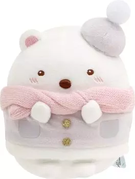 MO45001 Sumikkogurashi Lizard, Mother and Twinkle Night Collect Stuffed Toy Polar Bear