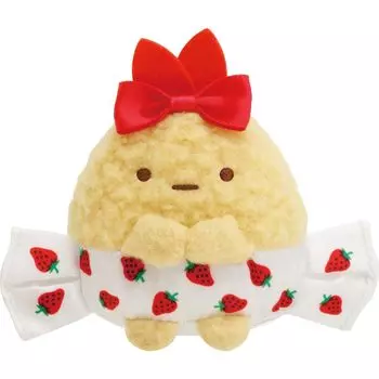 MO94501 Sumikko Gurashi x Sakuma Клубничное Молоко Конфеты Ручная Плюшевая Игрушка Хвост Жареной Креветки