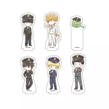 Mob Psycho 100 III 03 Station Employee Style Art Акриловая маленькая подставка Коробка из 6 шт. Вер.. [Иллюстрация графика]