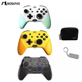 MOBAPAD Original Pro беспроводной Bluetooth-геймпад с одной клавишей, джойстик для пробуждения, шестиосевой турбо NFC, управление игрой для Nintendo Switch Gmaepad White