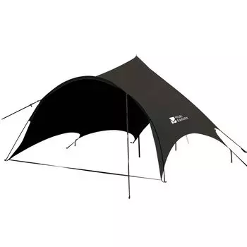 MOBI GARDEN брезент для пола площадью 5000 мм водонепроницаемый УФ-арочный большой черный 150D Oxford отдельно стоящий уличный кемпинговый шест сумка для хранения