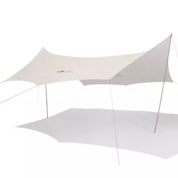 MOBI GARDEN Водонепроницаемый брезент x Водонепроницаемый УФ-УФ-Кемпинг Удобная сумка для хранения Удобный для переноски брезент, брезент, палатка, 5,2 4,5 м, 3000 мм,