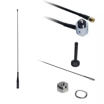 Мобильная антенна Natec MS3000E для 351 МГц цифрового простого радио цифрового маломощного общественного радио SMA антенна с кабелем THLC50S сплав с эффектом памяти формы