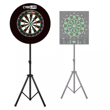 Мобильная стойка для дартса CyeeLife Pro Dart, подходящая для классического дартса и электронного дартса. чёрный