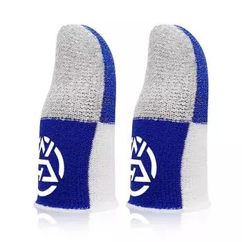 Мобильные дышащие перчатки с защитой от пота и большого пальца для PUBG (синий)