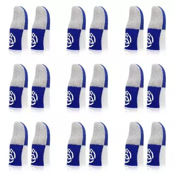 Мобильные дышащие перчатки с защитой от пота и большого пальца для PUBG (синий)