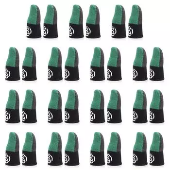 Мобильные дышащие перчатки с защитой от пота и большого пальца для PUBG (зеленый)