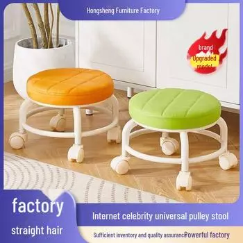 Мобильный детский ходунок-стул с колесиками и красивой строчкой