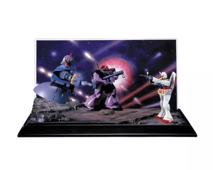 Мобильный доспех Гандам Гандам Сценическая модель А Баоа Ку Масштабная пластиковая модель Старый набор 1/250