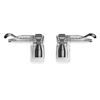 Мобильный игровой контроллер F2, кнопки стрельбы и прицеливания Sentivie, триггер L1R1, набор джойстиков Mobile Grip для PUBG/Knives Out/Rules of Servival 4.7*4.3*3cm серебряный