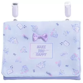 Мобильный Карман для Девочек Карман с Клип-Косметкой Сумка Мешочек Карман для Крепления Карман для Крепления Детский Карманный Мешочек Клип-Косметка Вы счастливы с Девочками Начальная Школа