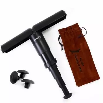 Мобильный карманный стоячий портативный портативный складной простой удобный в комплекте с сумкой для переноски и 4 резиновыми наконечниками в ожидании просмотра спортивных дней [SIMPS]