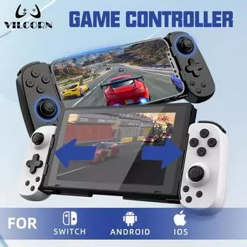 Мобильный контроллер D6 BT Беспроводной Геймпад для IOS Android Телефон Джойстик для PS 5 Потоковая передача игр COD с 6 осями
