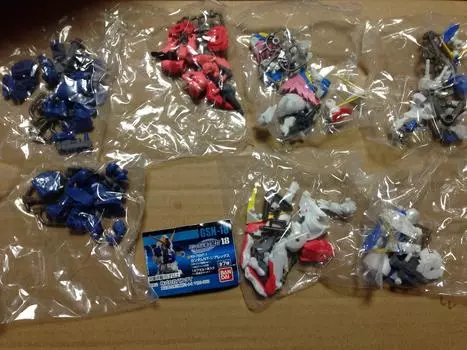 Мобильный костюм Гандам Гашапон Воин NEXT18 Все 7 типов набор