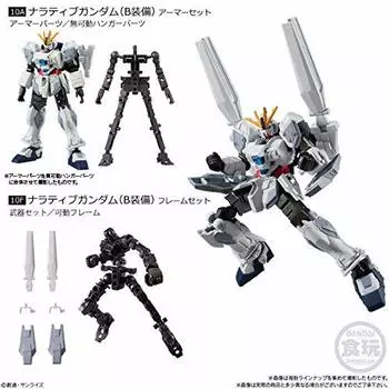 Мобильный костюм Gundam G Frame 04 [набор из 2 видов ассорти] (10А. Повествовательный Гандам (Оборудование Б) Комплект брони/10F. Повествовательный Гандам (Оборудование Б) Набор рамок)]