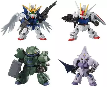 Мобильный костюм Gundam GUNDAM Frame Operation 02 Набор всех 4 типов Gacha Gacha
