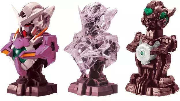 Мобильный костюм Gundam MS Mechanical Bust 05 Gundam Exia BOX (Цвет Trans-Am) 6 частей