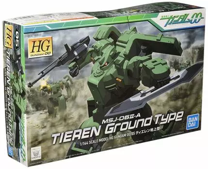 Мобильный костюм HG Gundam 00 Тирен (наземного типа) Пластиковая модель с цветовой кодировкой в масштабе 1/144