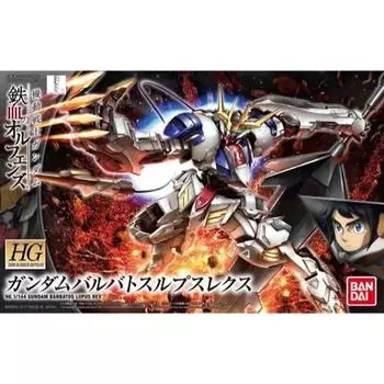 Мобильный костюм HG Gundam Iron-Blooded Orphans Gundam Barbatos Lupus Rex 1144, пластиковая модель с цветовой кодировкой