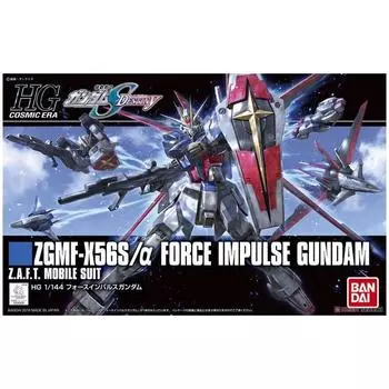 Мобильный костюм HGCE 198 Gundam SEED DESTINY Force Impulse Gundam 1144, пластиковая модель с цветовой кодировкой