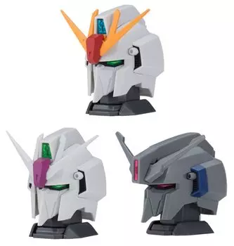 Мобильный костюм Z Гандам EXCEED МОДЕЛЬ ZETA HEAD типы набор Gacha Gacha Capsule Игрушка [3 (полный полный)]