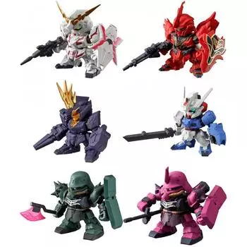 Мобильный отправитель Gudam Gashapon Sensa DASH08, набор из 6 предметов