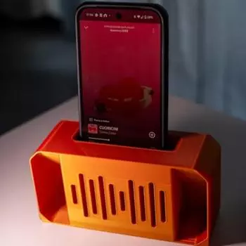 Мобильный пассивный усилитель динамика 3D-печатный орнамент, интересная мобильная настольная подставка, EcoFriendlyDecor One Size