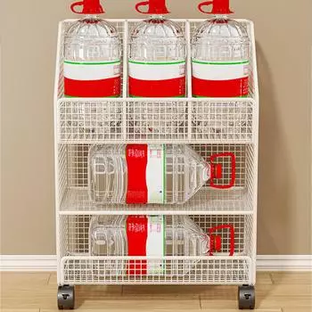 Мобильный ящик для хранения с колесами для легкого перемещения и многослойной конструкцией для максимального использования пространства в спальне или гостиной 2 белый