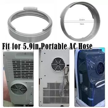 Мобильный разъем выхлопной трубы кондиционера Портативный разъем выхлопной трубы Круглый разъем с внутренней резьбой