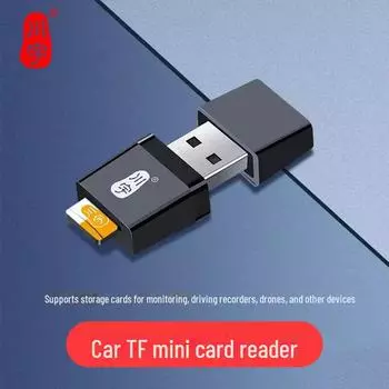 Мобильный считыватель карт памяти Chuanyu C289: MicroSD, Mini TF, 2.0 SDXC чёрный