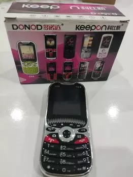 Мобильный телефон Donod Red Grey MP3 MP4 FM Radio Flash 3D Sound Unlock