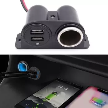 Мобильный телефон USB внедорожник автомобиль крепление под панель приборов 12 В/ зарядное устройство телефоны зарядка блок питания быстрая зарядка универсальное устройство